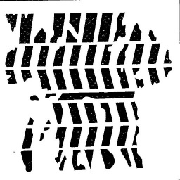 Inky Dink Stencil - Tyre tracks (3x3 inch)